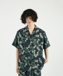 Lui's | 【SILLIS/シリス】LAYERED OPEN COLLAR ALOHA SHIRTS(アロハ柄オープンカラーシャツ)(シャツ/ブラウス)