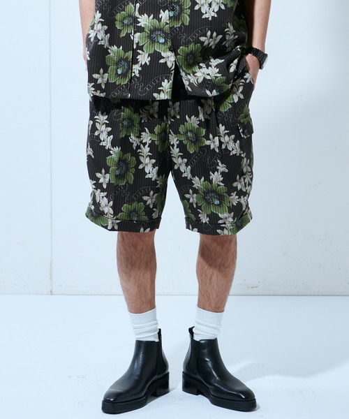 Lui's（ルイス）の「【SILLIS/シリス】LAYERED OPEN COLLAR ALOHA SHIRTS(アロハ柄オープンカラーシャツ)（シャツ/ブラウス・メンズ・ブラック・44/46）」の14枚目の写真