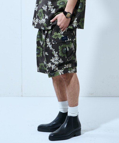 Lui's（ルイス）の「【SILLIS/シリス】LAYERED OPEN COLLAR ALOHA SHIRTS(アロハ柄オープンカラーシャツ)（シャツ/ブラウス・メンズ・ブラック・44/46）」の8枚目の写真