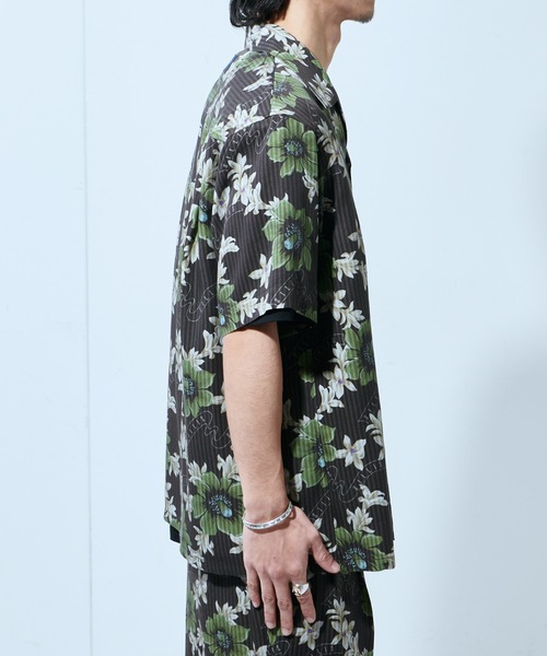 Lui's（ルイス）の「【SILLIS/シリス】LAYERED OPEN COLLAR ALOHA SHIRTS(アロハ柄オープンカラーシャツ)（シャツ/ブラウス・メンズ・ブラック・44/46）」の17枚目の写真