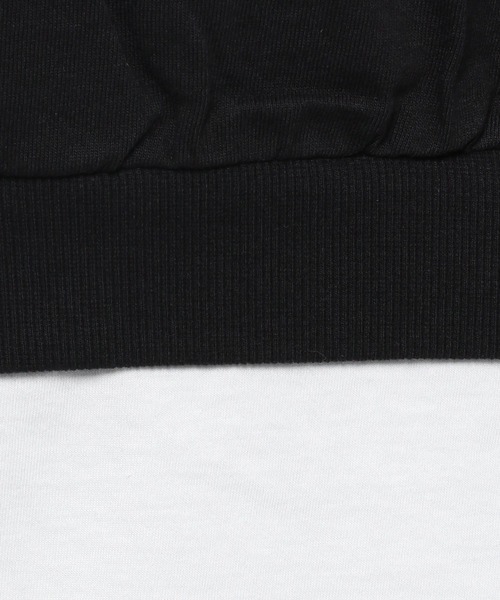 GLOBAL WORK(グローバルワーク)の「USAコットン裾フェイクプルオーバー/942540(Tシャツ/カットソー・レディース・アイボリー/ブラック/ライトベージュ/サックスブルー/グリーン・MEDIUM/LARGE)」の9枚目の写真