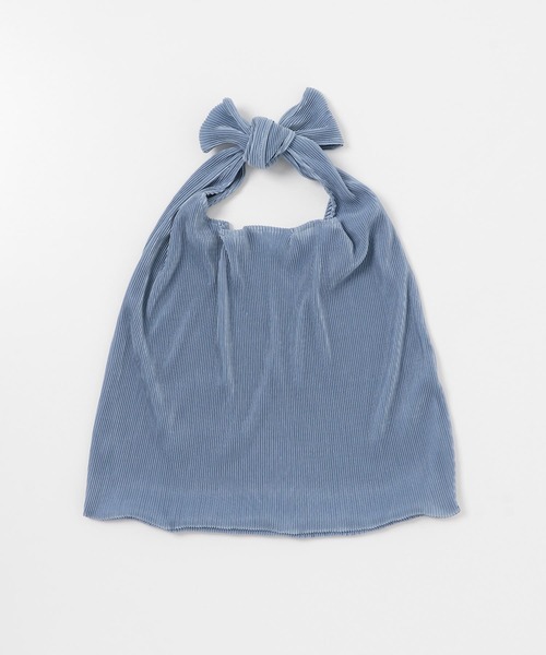 SMELLY（スメリー）の「2WAYプリーツバッグ（エコバッグ/サブバッグ・レディース・ブルー/グレー/ブラウン・-）」の10枚目の写真