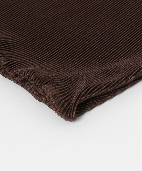 SMELLY（スメリー）の「2WAYプリーツバッグ（エコバッグ/サブバッグ・レディース・ブルー/グレー/ブラウン・-）」の12枚目の写真