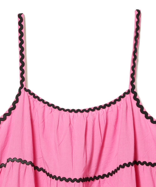 BEAMS BOY（ビームスボーイ）の「trepied × BEAMS BOY / テープ キャミソール ドレス（ワンピース・レディース・ブラック/レッド系その他3・ONE SIZE）」の9枚目の写真