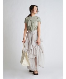 SNIDEL | ボリュームティアードスカート(スカート)