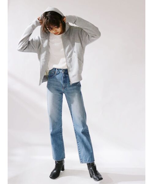 Ungrid（アングリッド）の「加工デニムパンツ（デニムパンツ・レディース・ブルー・24inch）」の11枚目の写真