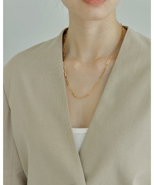 TODAYFUL（トゥデイフル）の「フラットチェーンチョーカー(SIlver925)（チョーカー・レディース・シルバー/ゴールド・FREE）」の9枚目の写真