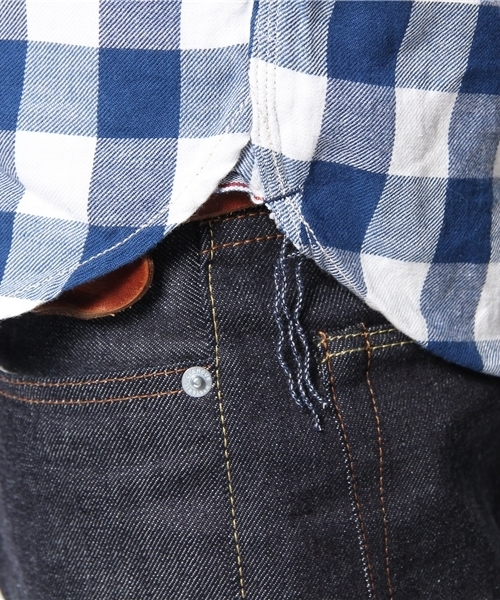 HYSTERIC GLAMOUR（ヒステリックグラマー）の「GO MICHIGAN刺繍 長袖ワークSH（シャツ/ブラウス・メンズ・ブルー系その他/ネイビー・LARGE/MEDIUM/SMALL）」の9枚目の写真