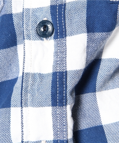 HYSTERIC GLAMOUR（ヒステリックグラマー）の「GO MICHIGAN刺繍 長袖ワークSH（シャツ/ブラウス・メンズ・ブルー系その他/ネイビー・LARGE/MEDIUM/SMALL）」の11枚目の写真