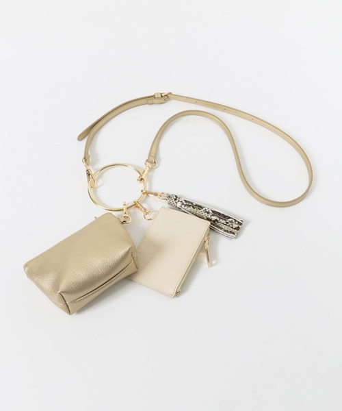 RODE SKO（ロデスコ）の「THYRZA マルチチャーム（ショルダーバッグ・レディース・シルバー/ゴールド・ONE）」の10枚目の写真