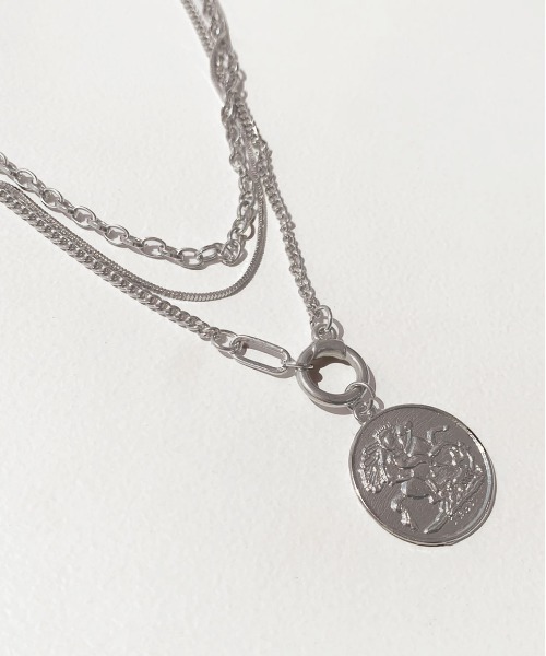 PairPair（ペアペア）の「3SETコインネックレス（ネックレス・レディース・シルバー・FREE）」の8枚目の写真