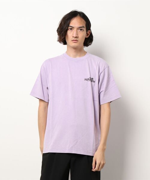 BAYFLOW（ベイフロー）の「スノーウォッシュプリントTEE（Tシャツ/カットソー・メンズ・ベージュ/セージグリーン/チャコール/ラベンダー・SMALL/MEDIUM/LARGE）」の4枚目の写真