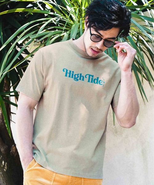 BAYFLOW（ベイフロー）の「スノーウォッシュプリントTEE（Tシャツ/カットソー・メンズ・ベージュ/セージグリーン/チャコール/ラベンダー・SMALL/MEDIUM/LARGE）」の3枚目の写真