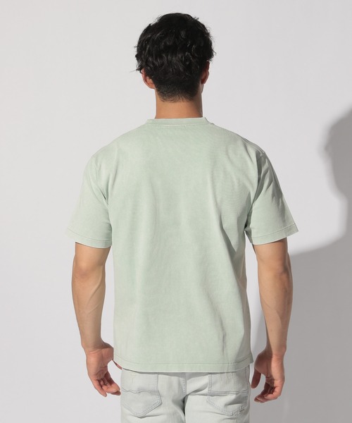 BAYFLOW（ベイフロー）の「スノーウォッシュプリントTEE（Tシャツ/カットソー・メンズ・ベージュ/セージグリーン/チャコール/ラベンダー・SMALL/MEDIUM/LARGE）」の15枚目の写真