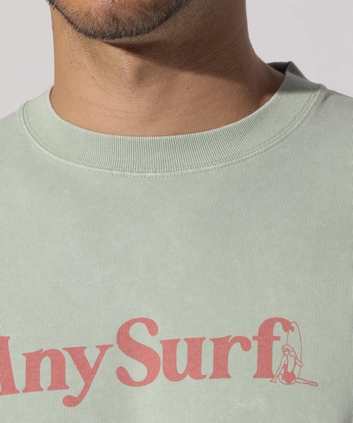 BAYFLOW（ベイフロー）の「スノーウォッシュプリントTEE（Tシャツ/カットソー・メンズ・ベージュ/セージグリーン/チャコール/ラベンダー・SMALL/MEDIUM/LARGE）」の22枚目の写真