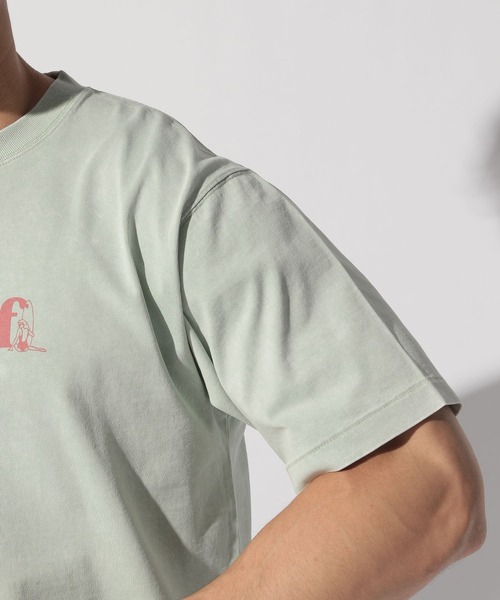 BAYFLOW（ベイフロー）の「スノーウォッシュプリントTEE（Tシャツ/カットソー・メンズ・ベージュ/セージグリーン/チャコール/ラベンダー・SMALL/MEDIUM/LARGE）」の13枚目の写真