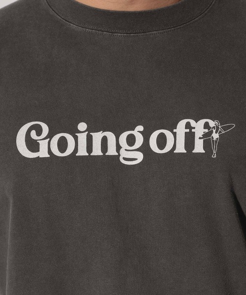 BAYFLOW（ベイフロー）の「スノーウォッシュプリントTEE（Tシャツ/カットソー・メンズ・ベージュ/セージグリーン/チャコール/ラベンダー・SMALL/MEDIUM/LARGE）」の11枚目の写真