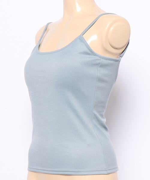 FREE'S MART（フリーズマート）の「カップ付きバックオープンキャミソール（キャミソール・レディース・ブラック/ブルー/ベージュ・FREE）」の5枚目の写真