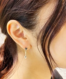 good vibrations（グッドバイブレーション）の「good vibrations スプーンデザインストーンキャッチピアス（ピアス（片耳用））」