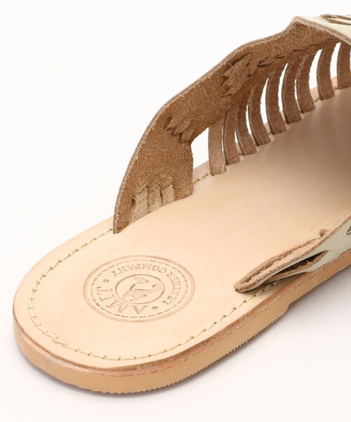 FREAK'S STORE(フリークスストア)の「【WEB限定】AMIT LEATHER COMPANY /アミット レザー カンパニー 編み込みミュール(フラットサンダル)(サンダル・レディース・ダークブラウン/ベージュ/ブラウン/シルバー・38/36/37)」の12枚目の写真