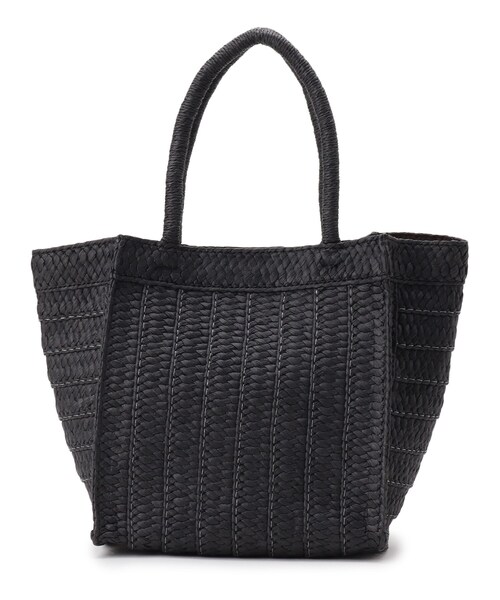 SHOO・LA・RUE（シューラルー）の「◆ペーパーブレードスクエアトート（トートバッグ・レディース・ブラック/ブラウン系その他/ブラウン系/レッド系1・00）」の2枚目の写真