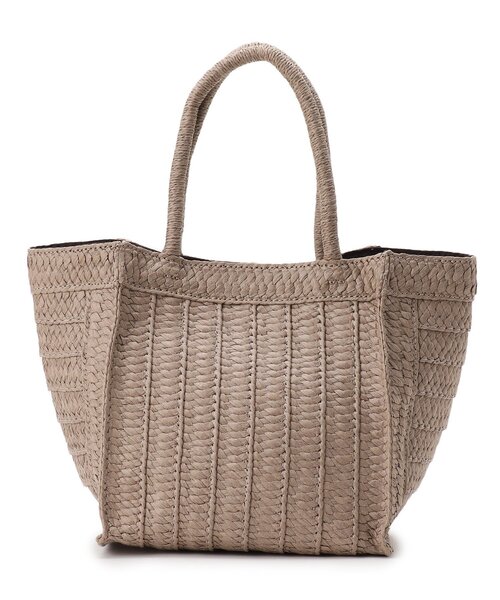 SHOO・LA・RUE（シューラルー）の「◆ペーパーブレードスクエアトート（トートバッグ・レディース・ブラック/ブラウン系その他/ブラウン系/レッド系1・00）」の5枚目の写真