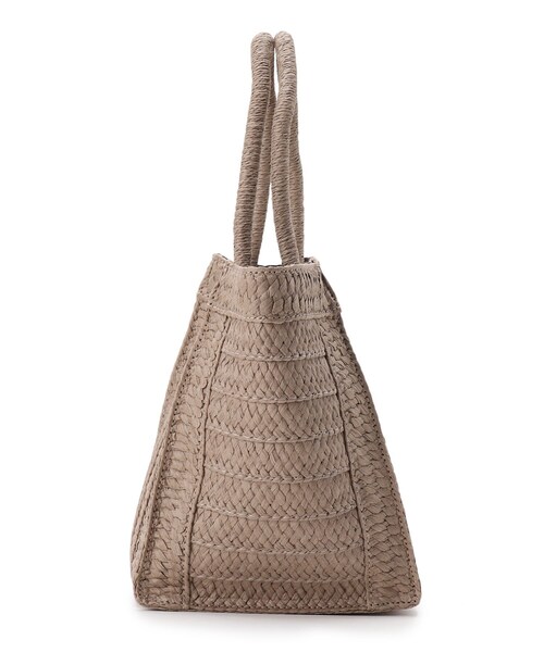 SHOO・LA・RUE（シューラルー）の「◆ペーパーブレードスクエアトート（トートバッグ・レディース・ブラック/ブラウン系その他/ブラウン系/レッド系1・00）」の6枚目の写真