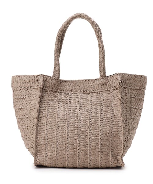 SHOO・LA・RUE（シューラルー）の「◆ペーパーブレードスクエアトート（トートバッグ・レディース・ブラック/ブラウン系その他/ブラウン系/レッド系1・00）」の7枚目の写真