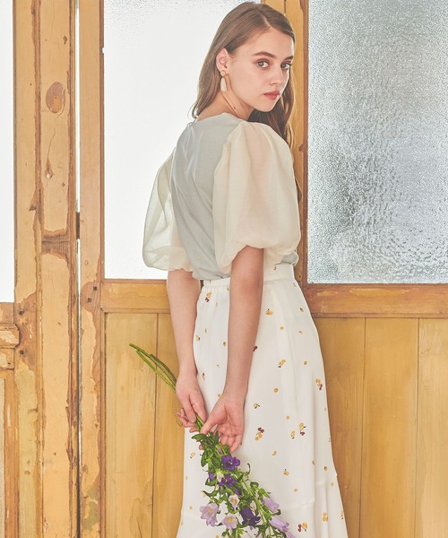 BE RADIANCE（ビーラディエンス）の「バルーンスリーブトップス（Tシャツ/カットソー・レディース・ピンク/ミント/ホワイト/ブラック・FREE）」の22枚目の写真