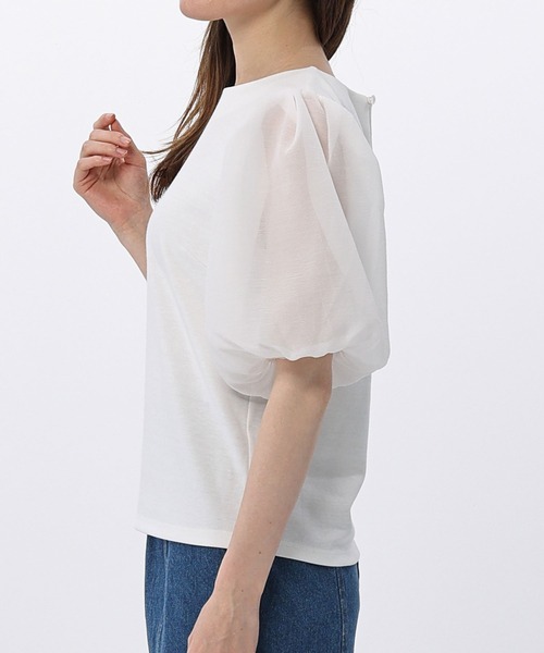 BE RADIANCE（ビーラディエンス）の「バルーンスリーブトップス（Tシャツ/カットソー・レディース・ピンク/ミント/ホワイト/ブラック・FREE）」の10枚目の写真