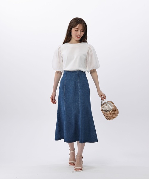 BE RADIANCE（ビーラディエンス）の「バルーンスリーブトップス（Tシャツ/カットソー・レディース・ピンク/ミント/ホワイト/ブラック・FREE）」の6枚目の写真