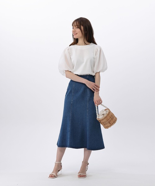 BE RADIANCE（ビーラディエンス）の「バルーンスリーブトップス（Tシャツ/カットソー・レディース・ピンク/ミント/ホワイト/ブラック・FREE）」の18枚目の写真