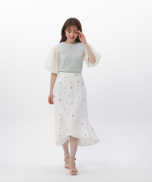 BE RADIANCE（ビーラディエンス）の「バルーンスリーブトップス（Tシャツ/カットソー・レディース・ピンク/ミント/ホワイト/ブラック・FREE）」の15枚目の写真