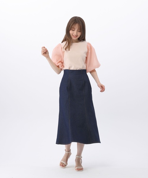 BE RADIANCE（ビーラディエンス）の「バルーンスリーブトップス（Tシャツ/カットソー・レディース・ピンク/ミント/ホワイト/ブラック・FREE）」の13枚目の写真