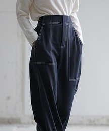 ステッチ ワイドパンツ chw1551