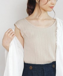 Crisp | 2wayスラブリブタンク(タンクトップ)