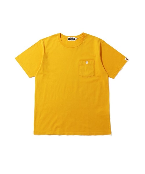 A BATHING APE(アベイシングエイプ)の「ONE POINT POCKET OVERDYE TEE M(Tシャツ/カットソー・メンズ・ブルー/イエロー/ブラック/グリーン/ピンク・XXX-LARGE/LARGE/XX-LARGE/X-LARGE/MEDIUM/SMALL)」の4枚目の写真