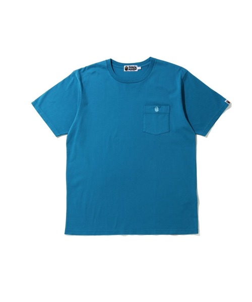 A BATHING APE(アベイシングエイプ)の「ONE POINT POCKET OVERDYE TEE M(Tシャツ/カットソー・メンズ・ブルー/イエロー/ブラック/グリーン/ピンク・XXX-LARGE/LARGE/XX-LARGE/X-LARGE/MEDIUM/SMALL)」の3枚目の写真
