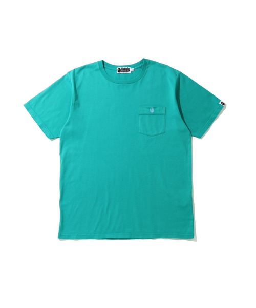 A BATHING APE(アベイシングエイプ)の「ONE POINT POCKET OVERDYE TEE M(Tシャツ/カットソー・メンズ・ブルー/イエロー/ブラック/グリーン/ピンク・XXX-LARGE/LARGE/XX-LARGE/X-LARGE/MEDIUM/SMALL)」の2枚目の写真