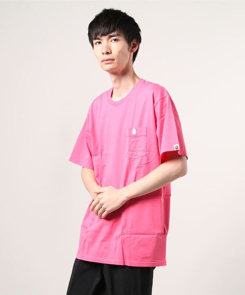 A BATHING APE(アベイシングエイプ)の「ONE POINT POCKET OVERDYE TEE M(Tシャツ/カットソー・メンズ・ブルー/イエロー/ブラック/グリーン/ピンク・XXX-LARGE/LARGE/XX-LARGE/X-LARGE/MEDIUM/SMALL)」の14枚目の写真
