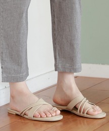 studio CLIP | ナロークロスサンダル(サンダル)