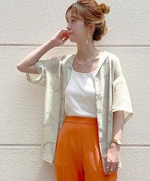 Simplicite | マーブル線画シアーシャツ◆(シャツ/ブラウス)