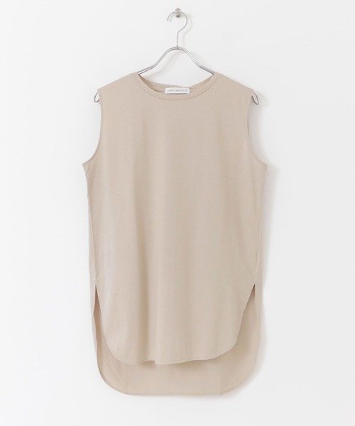 URBAN RESEARCH（アーバンリサーチ）の「ノースリーブラウンドヘムカットソー（Tシャツ/カットソー・レディース・オフホワイト/グレー系その他/イエロー系その他/ブラック・FREE）」の16枚目の写真