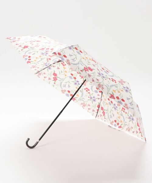 LOWRYS FARM（ローリーズファーム）の「ボタニカルミニカサ　876530（折りたたみ傘・レディース・オフホワイト/ネイビー・FREE）」の2枚目の写真