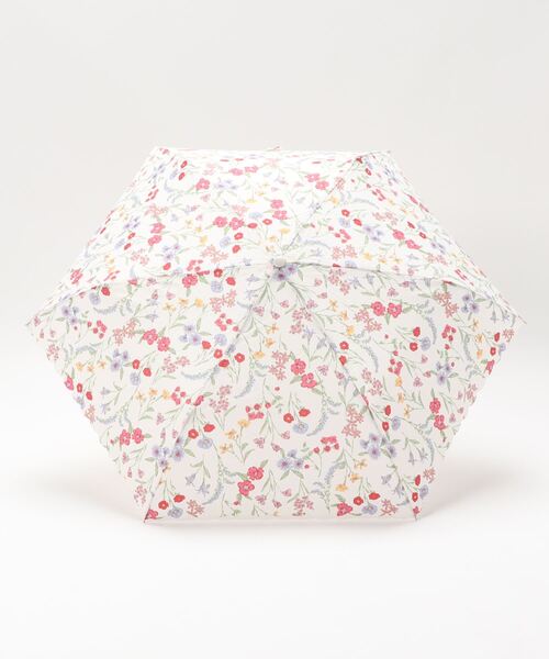 LOWRYS FARM（ローリーズファーム）の「ボタニカルミニカサ　876530（折りたたみ傘・レディース・オフホワイト/ネイビー・FREE）」の4枚目の写真