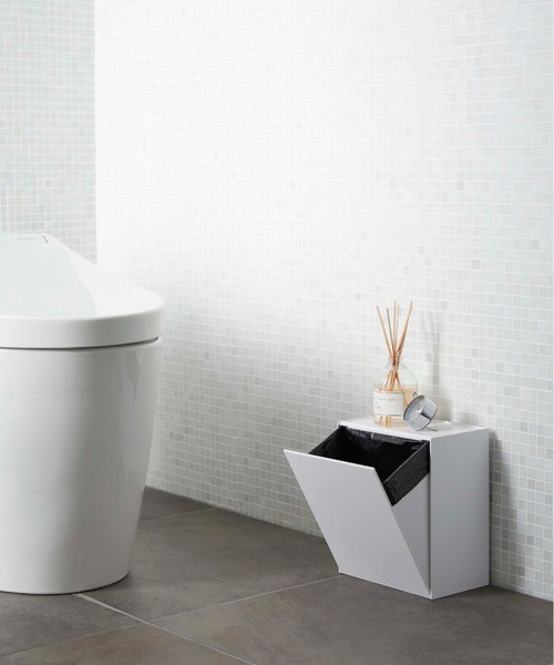 tower（タワー）の「tower（タワー）ウォールトイレポット&収納ケース（バス/トイレグッズ・レディース・ホワイト/ブラック・ONE SIZE）」の19枚目の写真