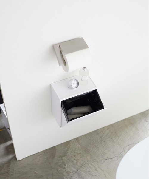 tower（タワー）の「tower（タワー）ウォールトイレポット&収納ケース（バス/トイレグッズ・レディース・ホワイト/ブラック・ONE SIZE）」の16枚目の写真