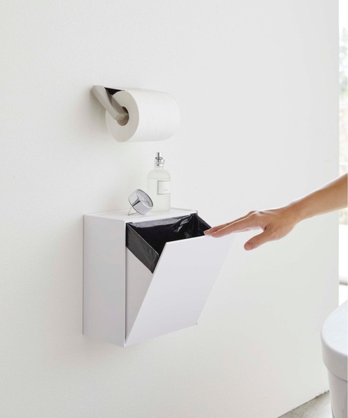 tower（タワー）の「tower（タワー）ウォールトイレポット&収納ケース（バス/トイレグッズ・レディース・ホワイト/ブラック・ONE SIZE）」の21枚目の写真