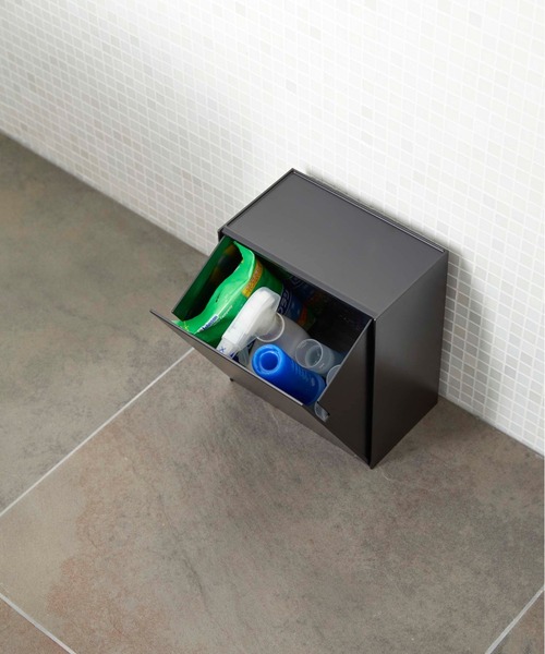 tower（タワー）の「tower（タワー）ウォールトイレポット&収納ケース（バス/トイレグッズ・レディース・ホワイト/ブラック・ONE SIZE）」の18枚目の写真