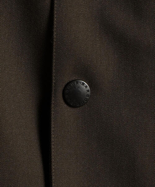 TOMORROWLAND (トゥモローランド)の「【別注】Barbour×TOMORROWLAND OVERSIZED BURGHLEY ウールコットンツイル ロングコート(ステンカラーコート・メンズ・グリーン・40/38/36/34)」の6枚目の写真